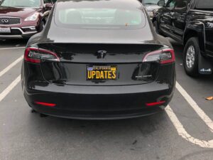 Vanity license plate