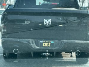 Vanity license plate