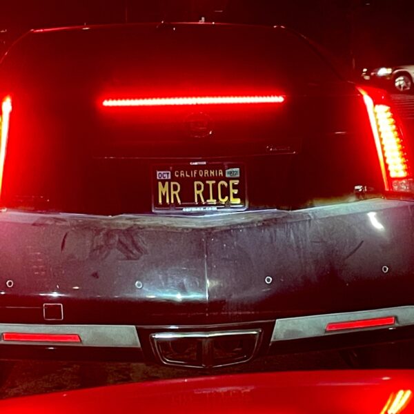 Vanity license plate