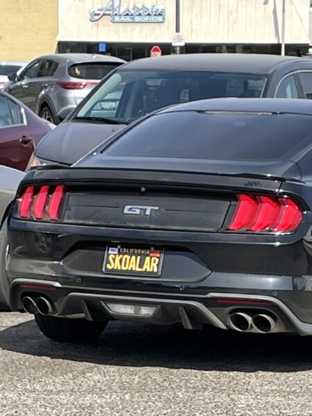 Vanity license plate